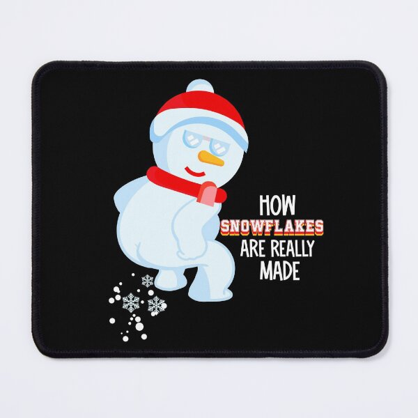Item preview, FUNNY snowman How snowflakes are really made - FUNNY Christmas snowman designed and sold by Designs Of all kinds.