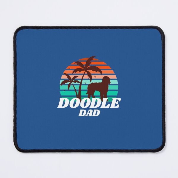 Item preview, Retro Vintage 80s Summer Beach Goldendoodle Dad Gift designed and sold by Guarddogdrive.