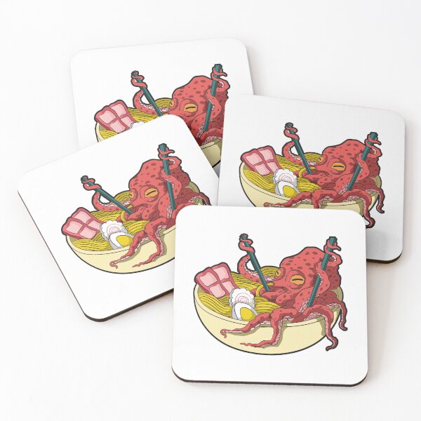 Item preview, Squid noodles, noodle, ramen noodles designed and sold by VytisPrints.