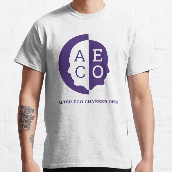 AECO T-shirt and buttons white background Classic T-Shirt
