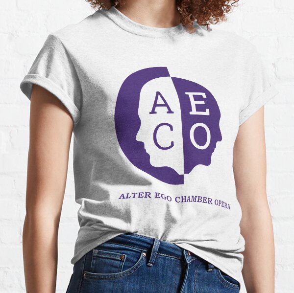 AECO T-shirt and buttons white background Classic T-Shirt
