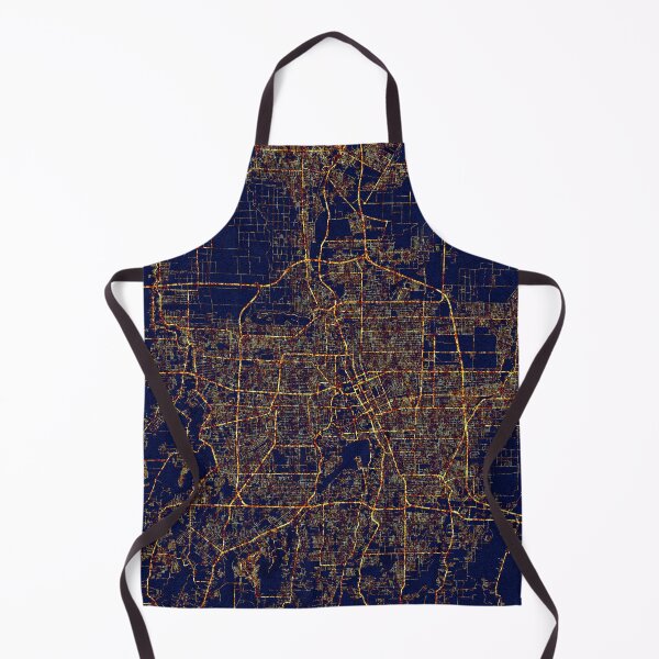 Item preview, Medan, Sumatra, Indonesia Map - City At Night designed and sold by deMAP.