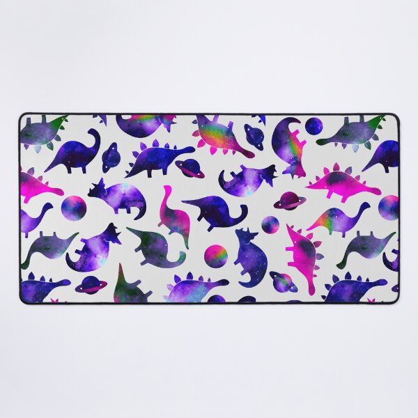 Item preview, Pink Purple Galaxy Watercolor Dinosaurs In Space Pattern designed and sold by SamAnnDesigns.