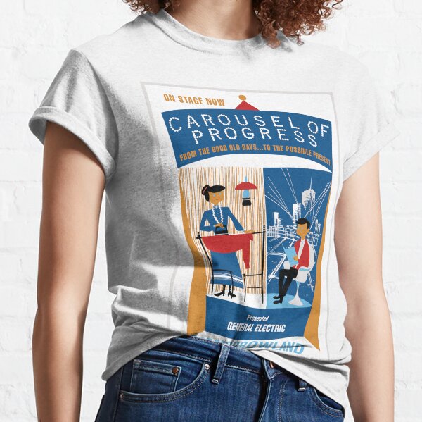 Disney World Carousel of Progress T-Shirt custom unisex men women retro  vintage
