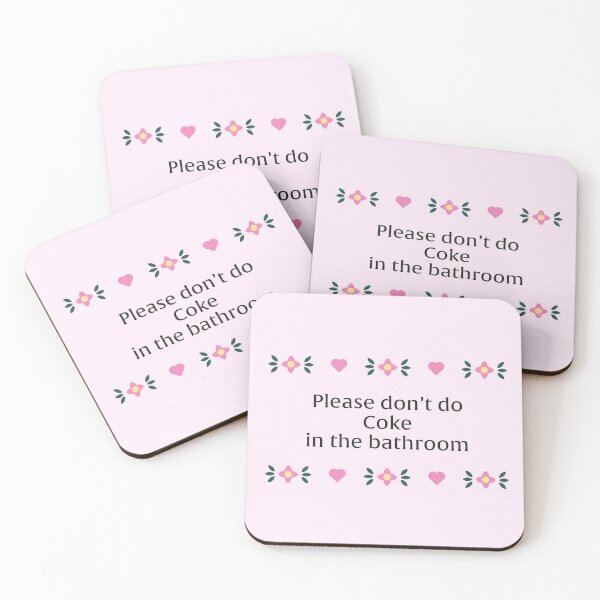 Item preview, please don't do coke in the bathroom designed and sold by Returnerstudio.