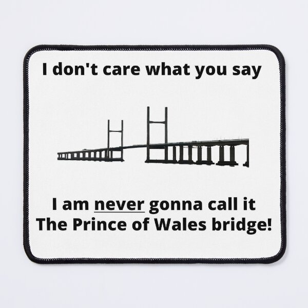 Item preview, I don't care what you say, I'm never gonna call it the Prince of Wales bridge designed and sold by WelshStuff.