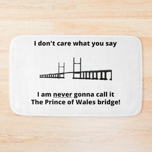 Item preview, I don't care what you say, I'm never gonna call it the Prince of Wales bridge designed and sold by WelshStuff.