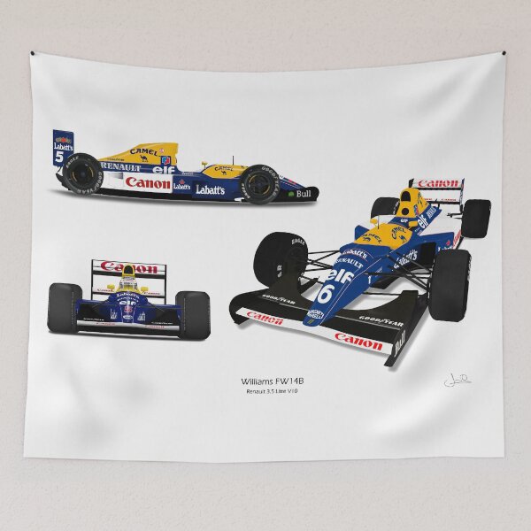 Item preview, Williams FW14B - Mansell and Patrese designed and sold by JageOwen.