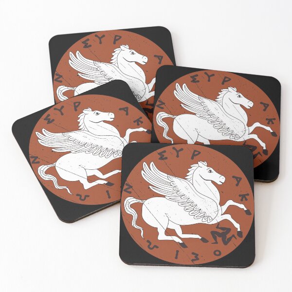 Item preview, Pegasus, the white winged horse of Greek mythology designed and sold by Happy Puppy Print On Demand.