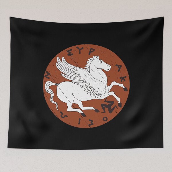 Item preview, Pegasus, the white winged horse of Greek mythology designed and sold by Happy Puppy Print On Demand.