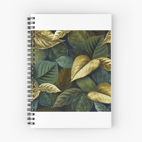 Item preview, Metallic-Gold-Green-Leaves designed and sold by Abdelal.