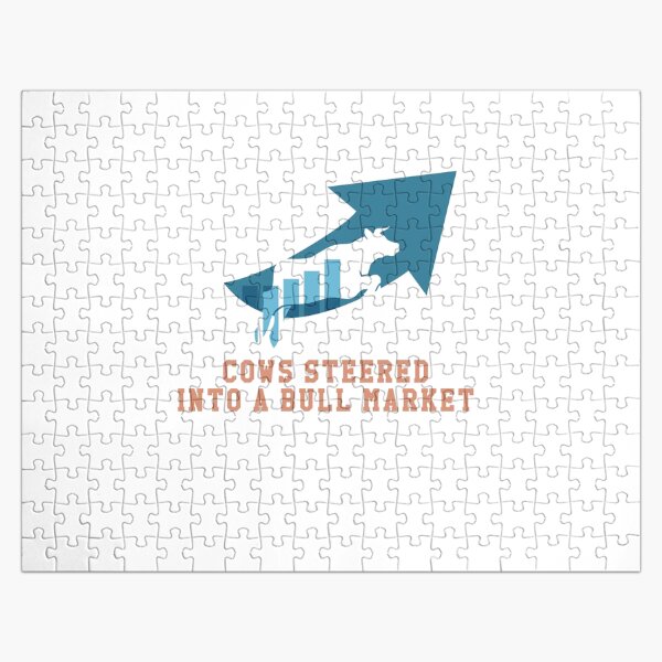 Item preview, Cows sMotivered into a bull market gift designed and sold by sebastian3210.