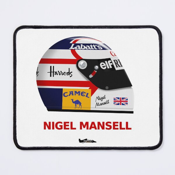 Item preview, Nigel Mansell 1992 crash helmet. designed and sold by JageOwen.