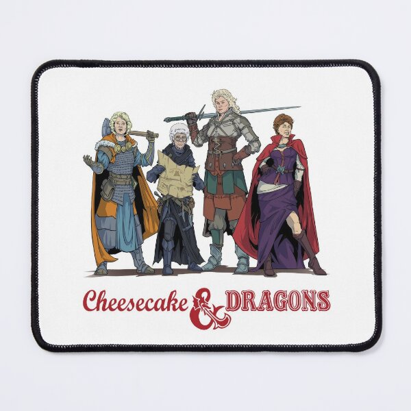 Cheesecake & Dragons Mouse Pad