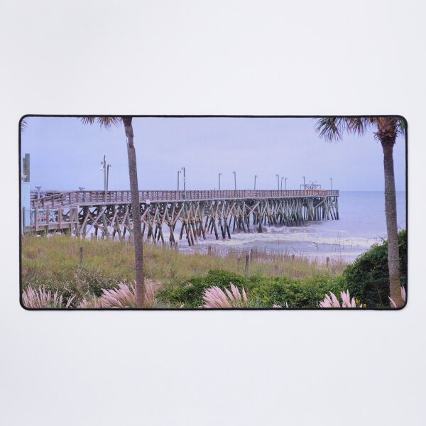 The Last Day Of The Surfside Pier Desk Mat