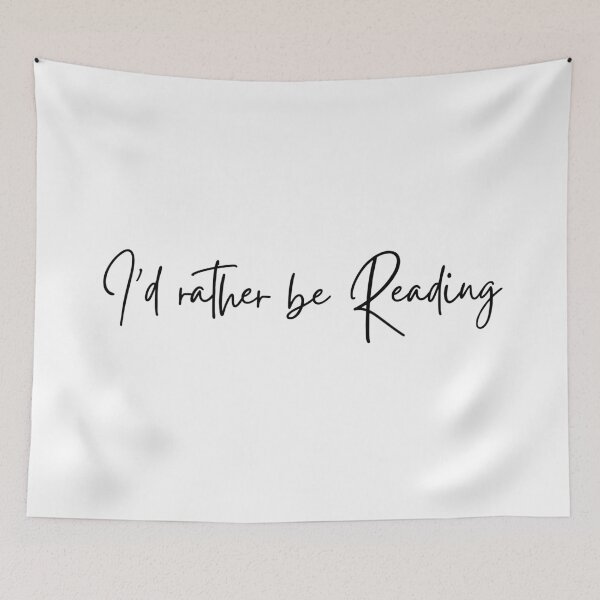 Item preview, I'd Rather Be Reading designed and sold by propermintmcr.