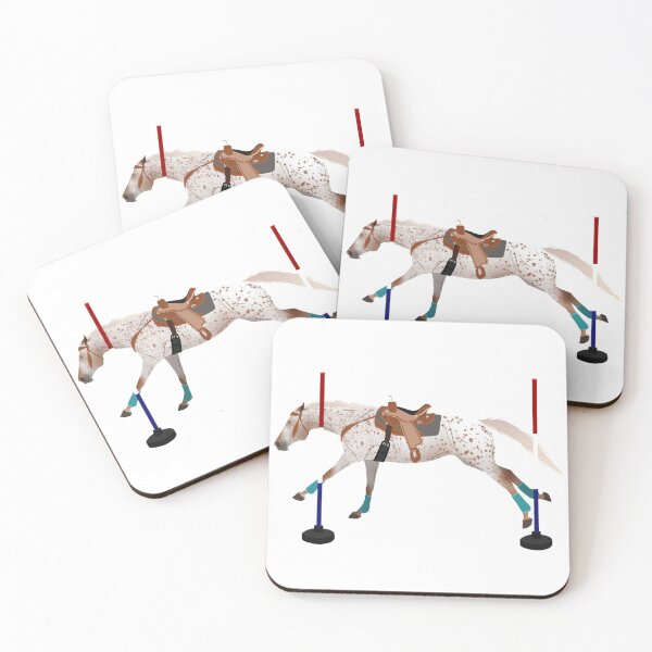 Item preview, Pole Bending Appaloosa - Equine Rampaige designed and sold by equinerampaige.