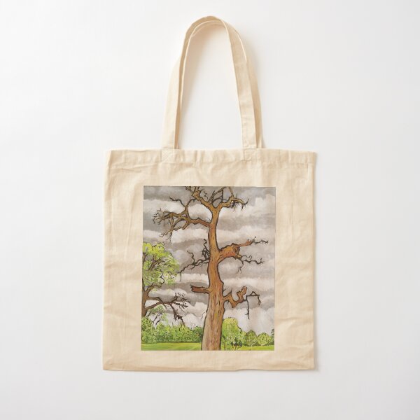 The Lightning Tree Cotton Tote Bag