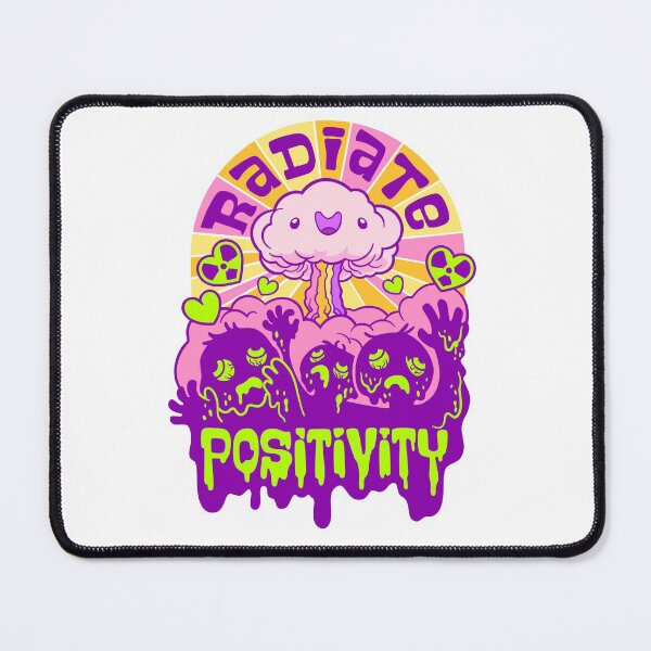 Item preview, Radiate Positivity ~ Toxic Positivity Mushroom Cloud designed and sold by ctkrstudio.