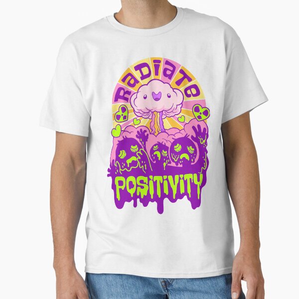 Radiate Positivity ~ Toxic Positivity Mushroom Cloud Classic T-Shirt