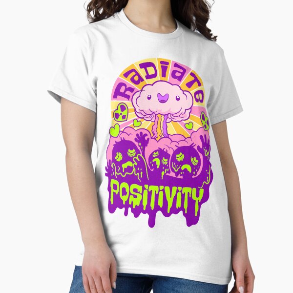 Item preview, Radiate Positivity ~ Toxic Positivity Mushroom Cloud designed and sold by ctkrstudio.