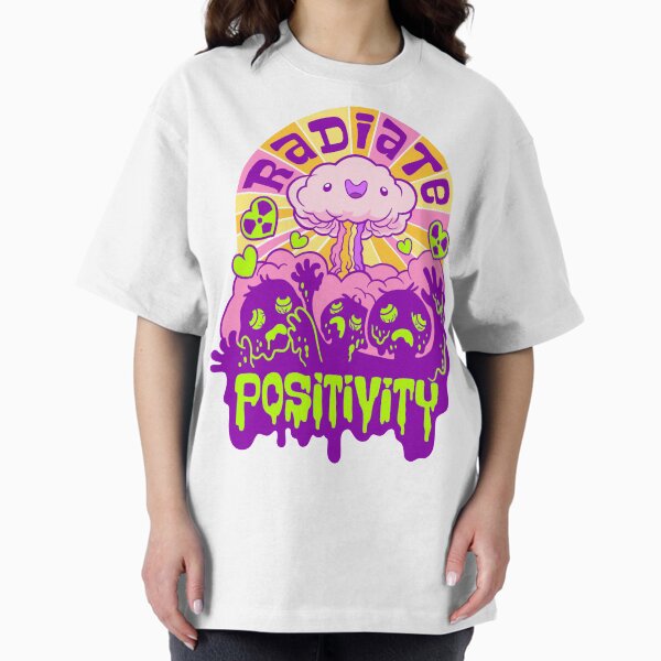 Item preview, Radiate Positivity ~ Toxic Positivity Mushroom Cloud designed and sold by ctkrstudio.