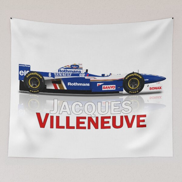 Item preview, Jacques Villeneuve - Williams FW18 - Large Text designed and sold by JageOwen.