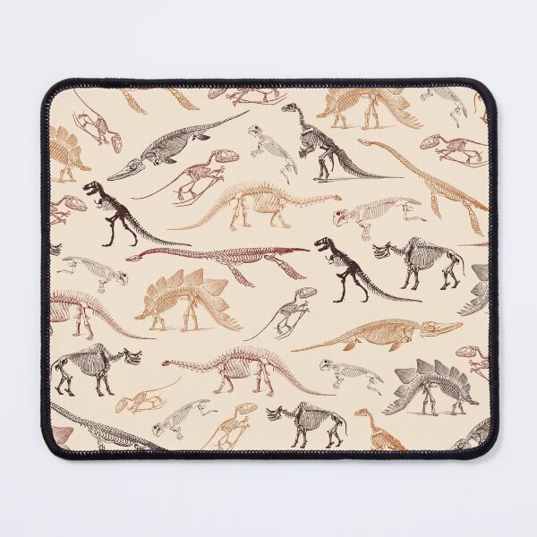 Item preview, Colorful dinosaur skeleton fossils pattern designed and sold by CynthiaGraphics.