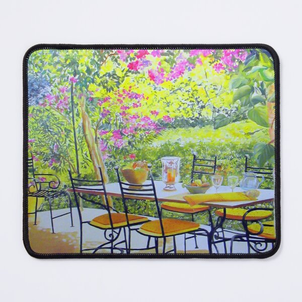 Item preview, Provencal landscape, terrace in summer, terrace in Provence, Provencal farmhouse, summer colors designed and sold by bastidecreation.