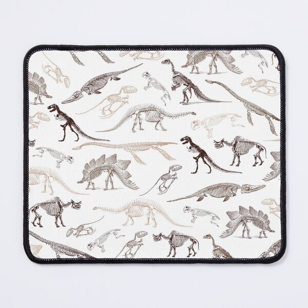 Item preview, Brown and beige dinosaur skeleton fossils pattern designed and sold by CynthiaGraphics.