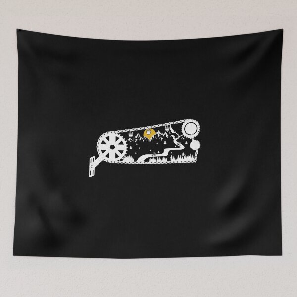 Item preview, Downhill mountain bike zip line mountain bike chain mountains designed and sold by StrongShirts.