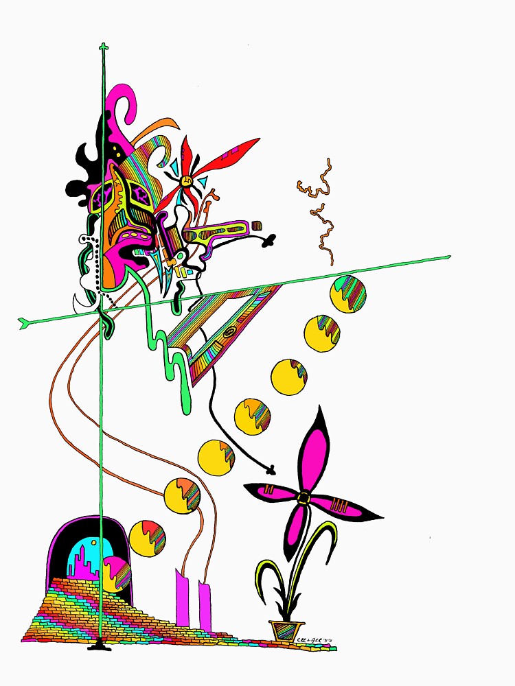 Thumbnail 7 of 7, Classic T-Shirt, Wildflower designed and sold by EckerRobertsArt.