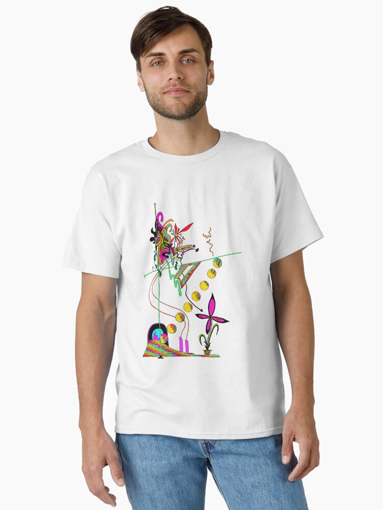 Thumbnail 2 of 7, Classic T-Shirt, Wildflower designed and sold by EckerRobertsArt.