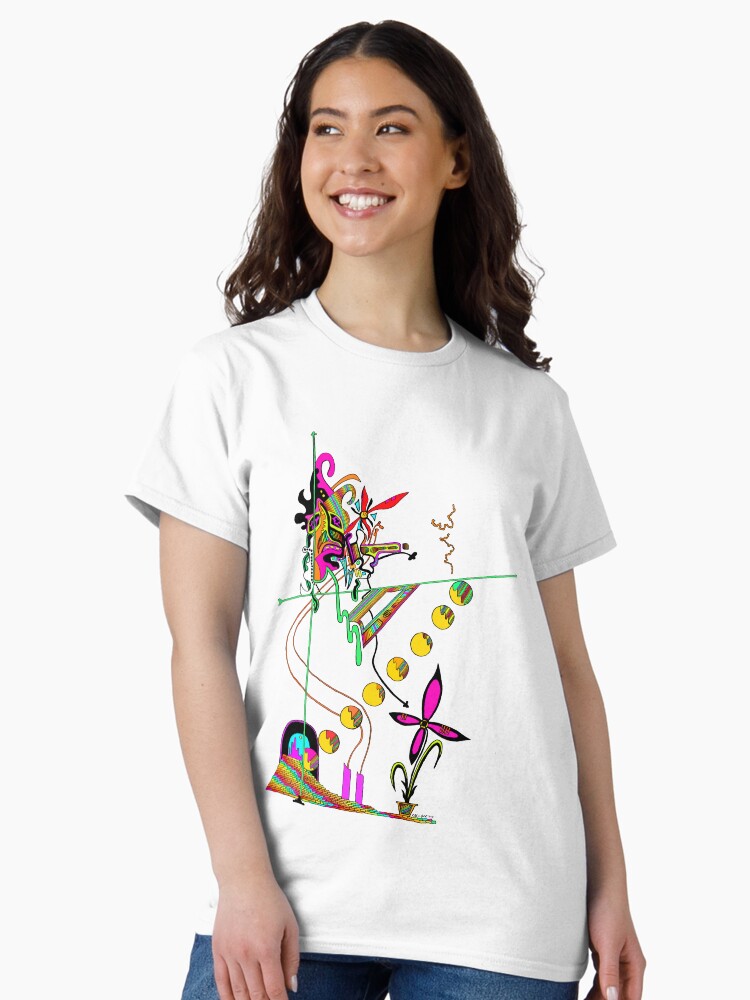 Thumbnail 1 of 7, Classic T-Shirt, Wildflower designed and sold by EckerRobertsArt.