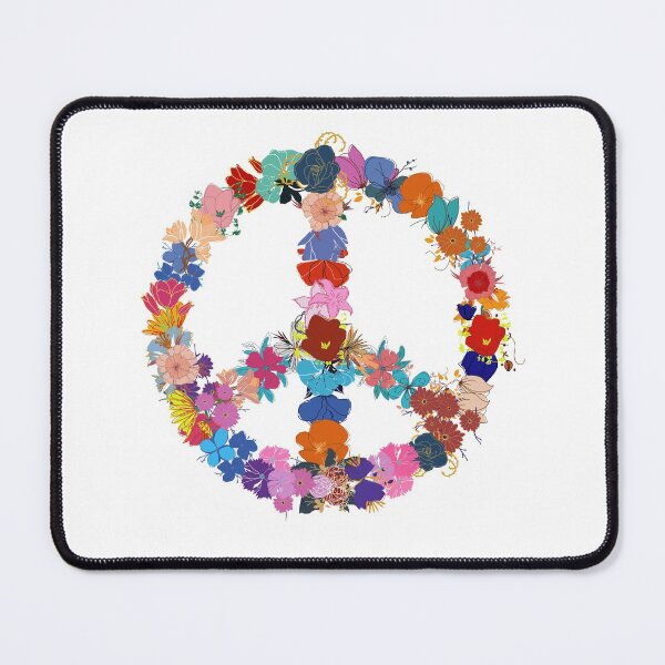 Item preview, Floral Peace Sign designed and sold by molamode.