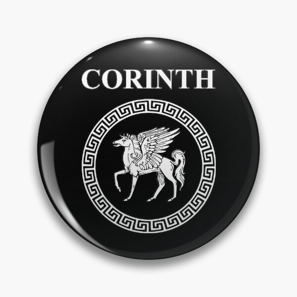 Item preview, Corinth Ancient Greek City State Polis Symbol designed and sold by Agema Apparel.