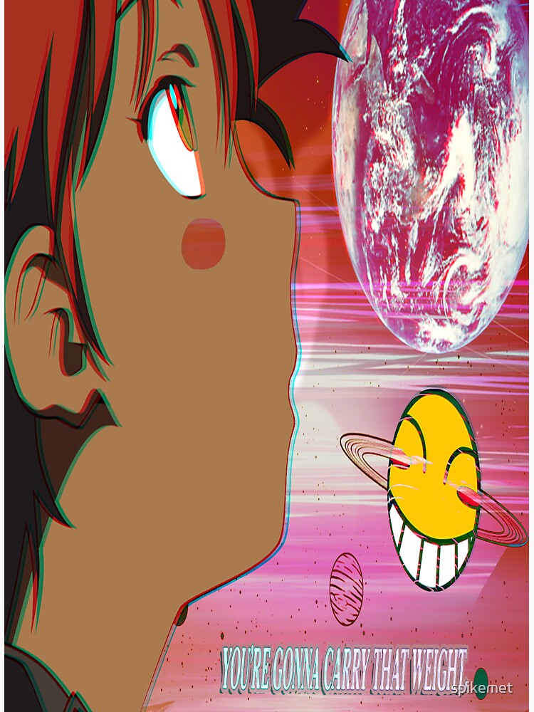 "Cowboy Bebop: You're gonna carry that weight. (Edward)" Sticker for - Cowboy Bebop Youre Gonna Carry That Weight
