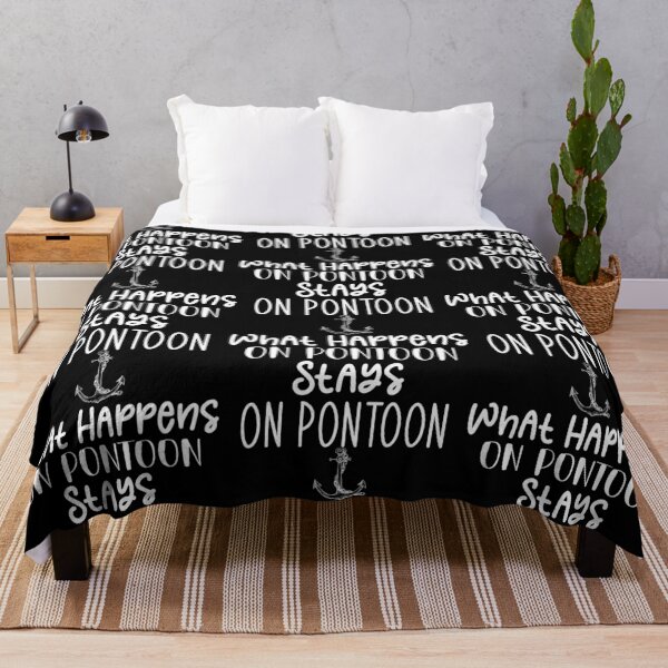 Item preview, What Happens On Pontoon Stays On Pontoon - Sailing Sailor Sarcastic Funny Hilarious Present For Mom, Dad , Girlfriend Or Boyfriend designed and sold by Aymanclothings.