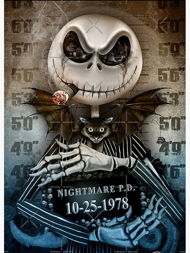 Jack and Town, the nightmare before Christmas, jack skellington, halloween,  pumpkin king Photographic Print for Sale by JDVNart