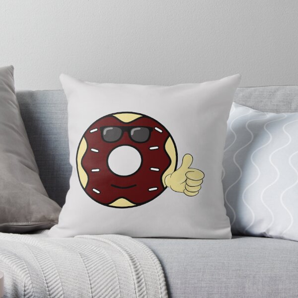 Donut Butt Home Throw Pillow