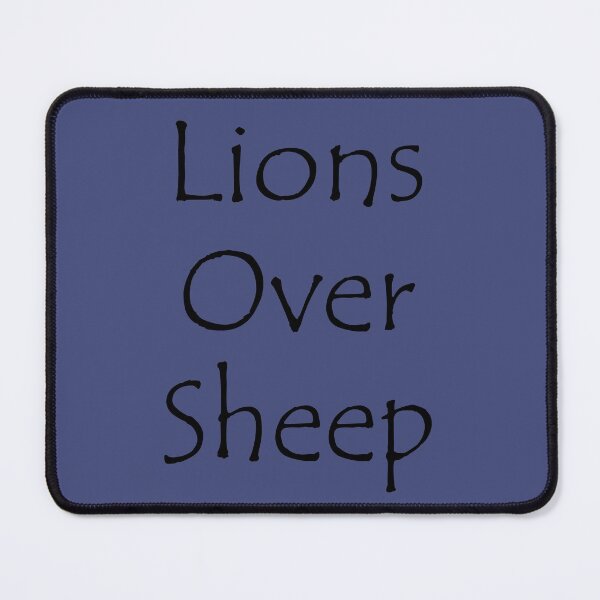 Item preview, Lions over Sheep designed and sold by Rush Whitacre.