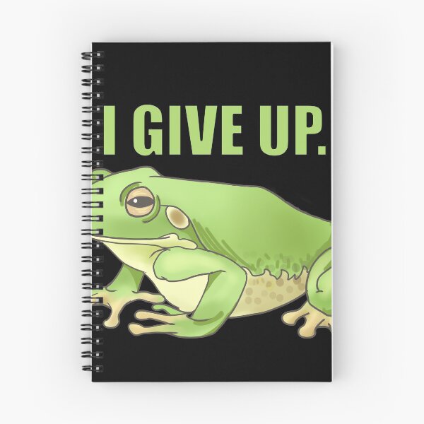 Item preview, Giving up frog. designed and sold by IamJustin.