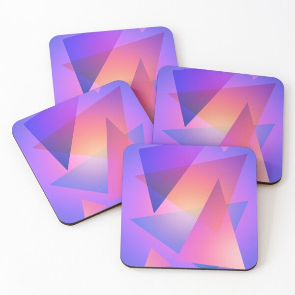Item preview, Triangles Abstract Vaporwave Abstract designed and sold by trajeado14.