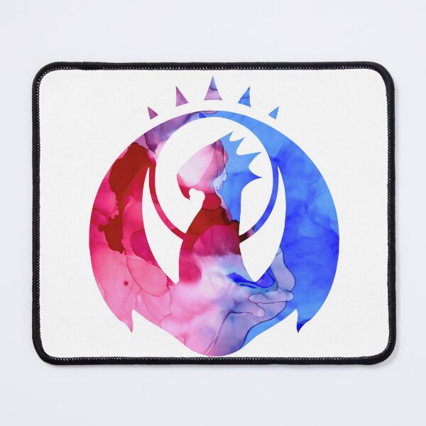 Item preview, MTG Izzet League Ravnica Guild Insignia Logo White Background designed and sold by GingerCatGifts.