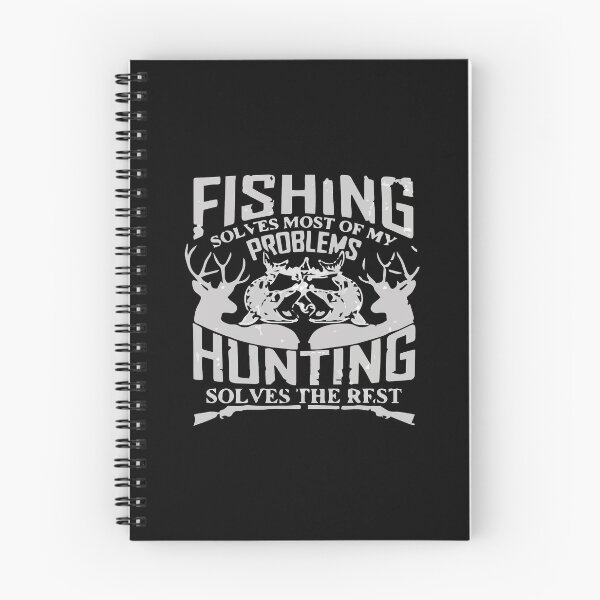 Item preview, Fishing Solves most of my Problems Hunting Solves The Rest - Christmas Gift - National Hunting and Fishing Day  designed and sold by AstroShop1.