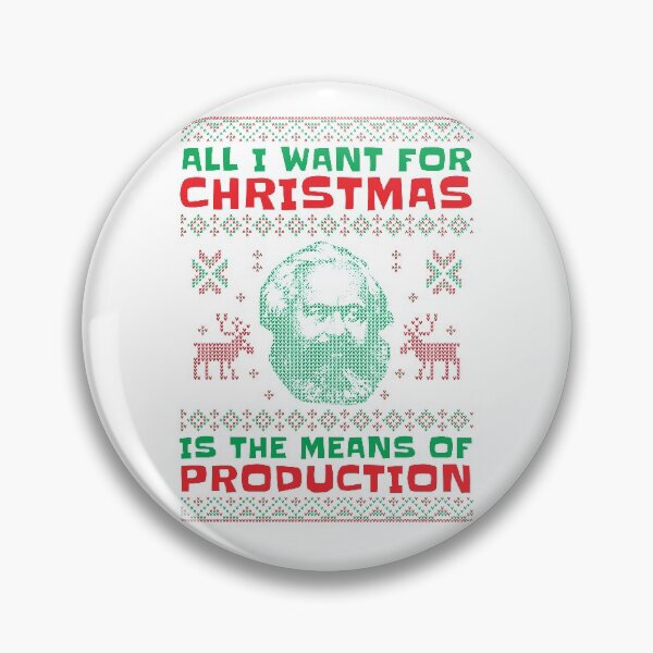 Item preview, Karl Marx Means of Production Communist Christmas  designed and sold by The Junto Shop.