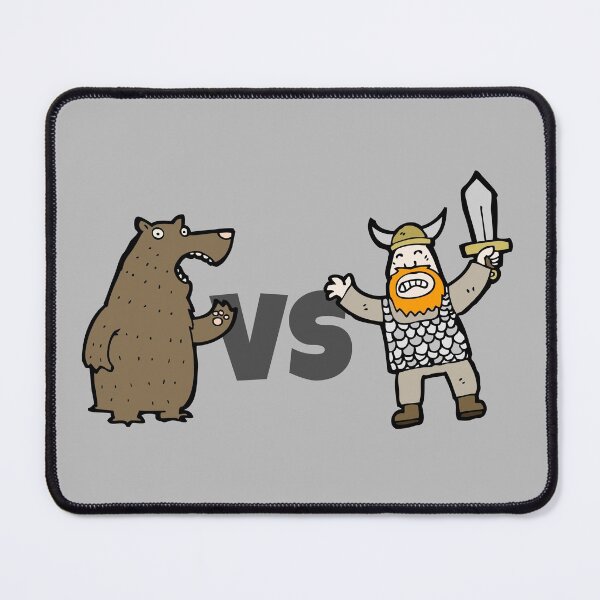 Item preview, Bears Vs Vikings - Crazy Fight designed and sold by PandaSoul.