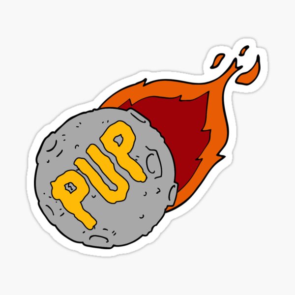 Item preview, PUP band - Meteoroid logo  designed and sold by DawnHandmade.