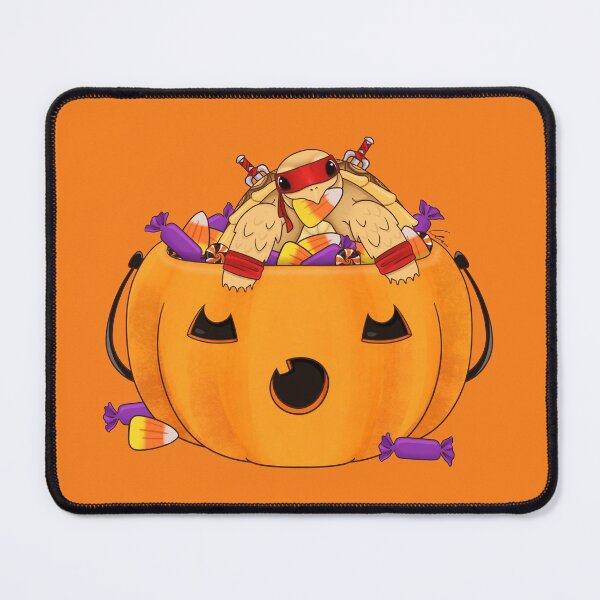 Item preview, Sulcata Tortoise in Halloween Costume! Sulcata, Pumpkin and Candys II designed and sold by anacecilia.