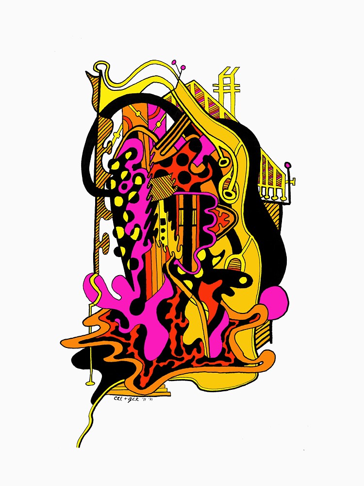 Thumbnail 7 of 7, Classic T-Shirt, One Flight Up designed and sold by EckerRobertsArt.